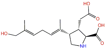 7'-Hydroxymethylisodomoic acid B